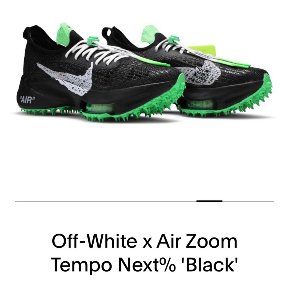 Authentic Off-White Air Zoom Tempo Next